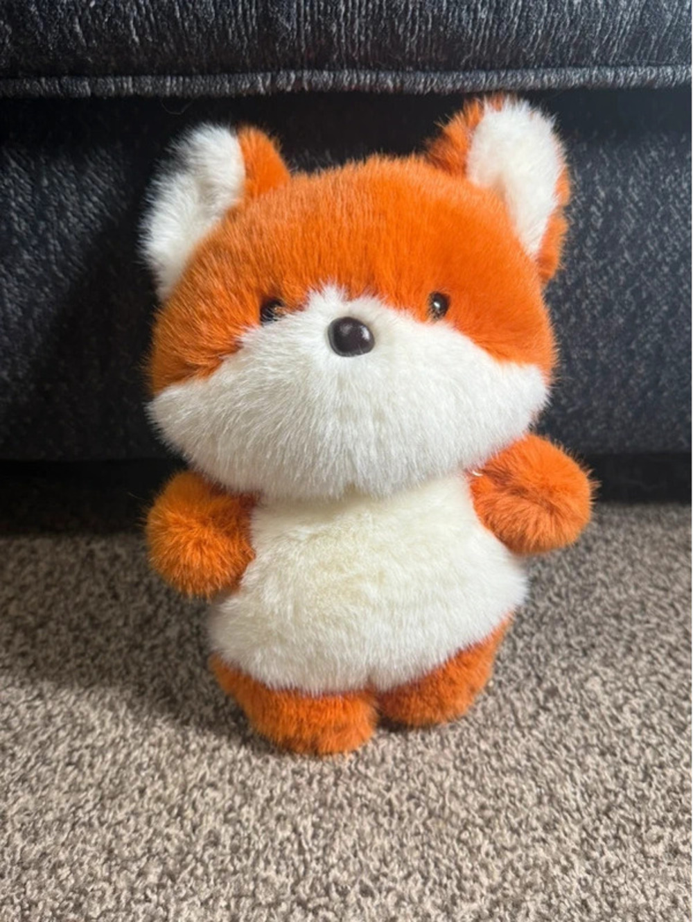 Lissidoll Orange White Fox Plush Stuffed Animal 9 Inch